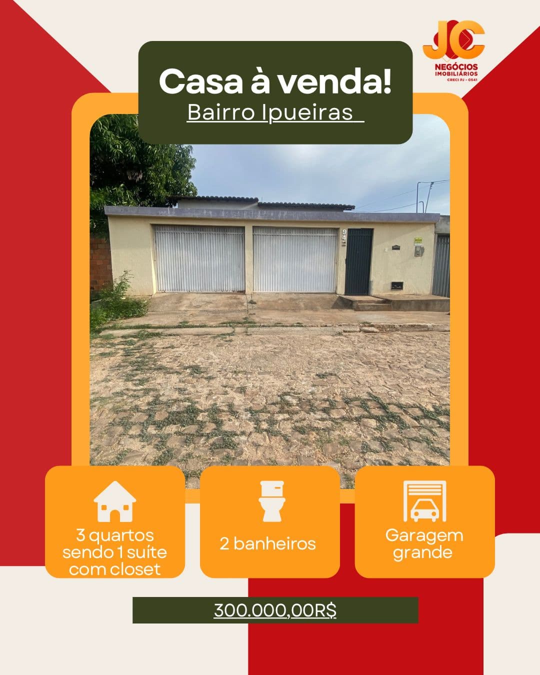 Imagem do imóvel casa ipueiras/ prox/ anizinha luz